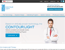 Tablet Screenshot of contourlight.com